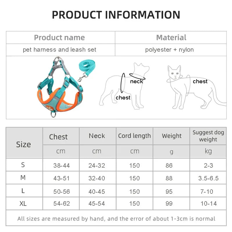 Premium No-Pull Harness & Leash Set™