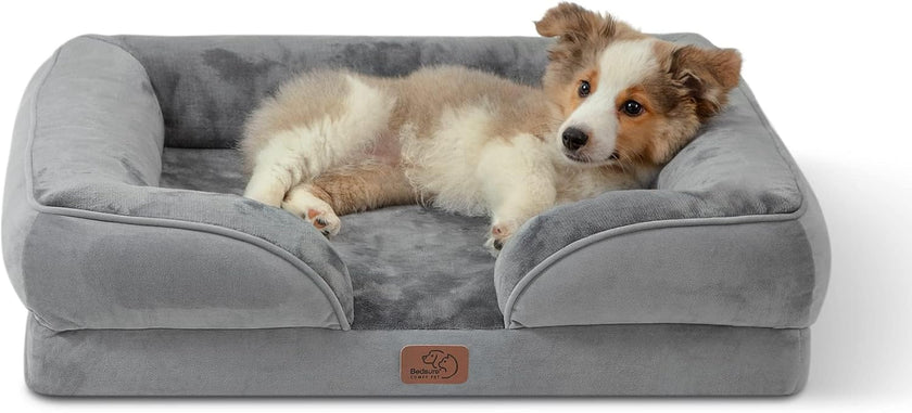Whisker Bark Haven – Comfort Wash™ Orthopedic Dog Bed (Removable & Washable Cover)