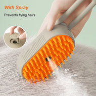 Whisker Bark Haven – 3-in-1 Electric Pet Grooming Brush for Shedding, Massaging & Cleaning