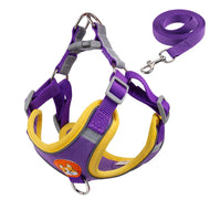 Whisker Bark Haven – Premium No-Pull Harness & Leash Set™ (Reflective & Adjustable)