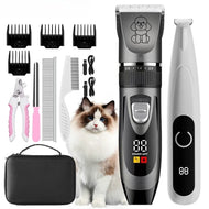 Whisker Bark Haven – Gentle Groom™ Pet Trimming Kit (Low-Noise Clippers for Dogs & Cats)