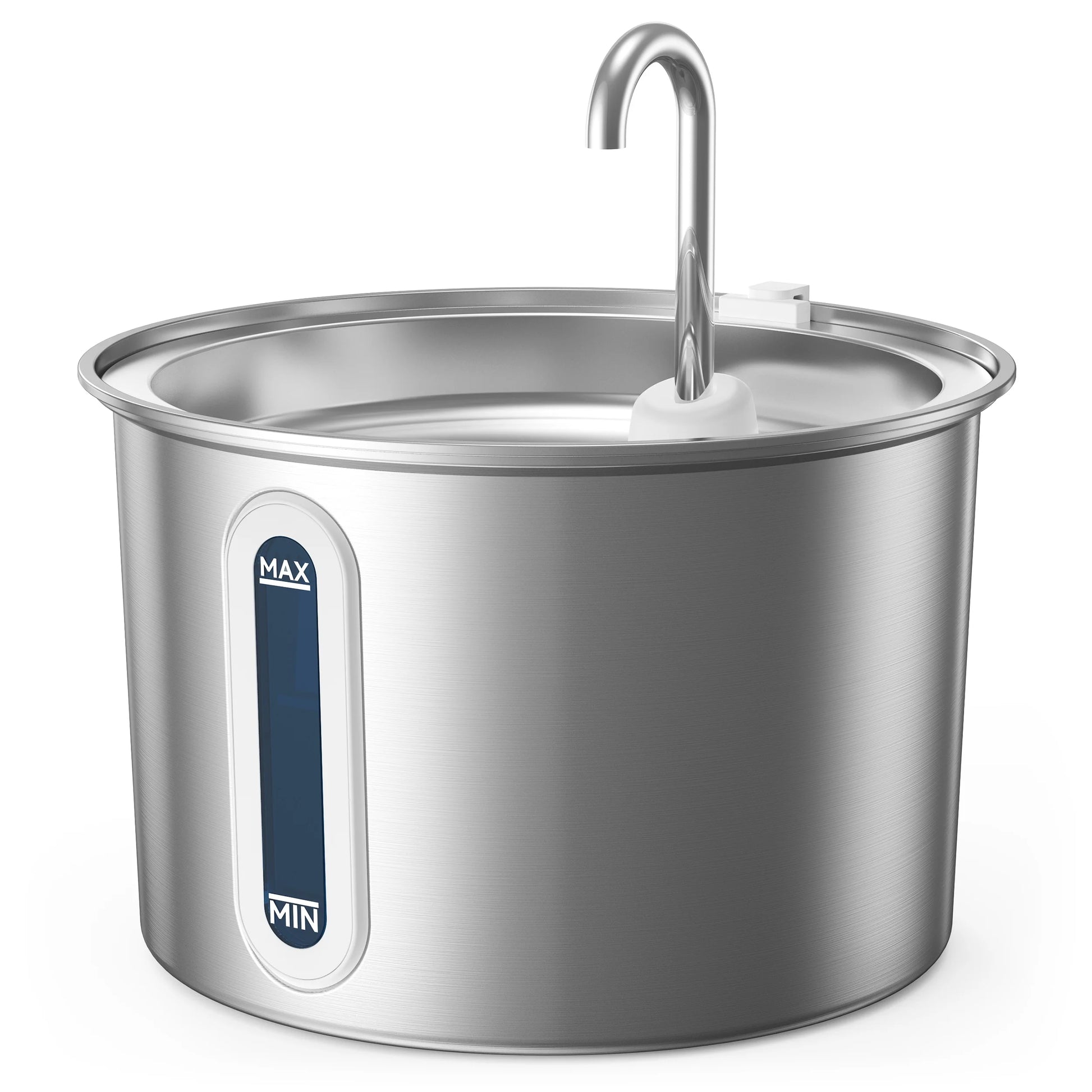 Whisker Bark Haven – Stainless-Steel Cat Water Fountain (2L, Quiet & Hygienic Design)