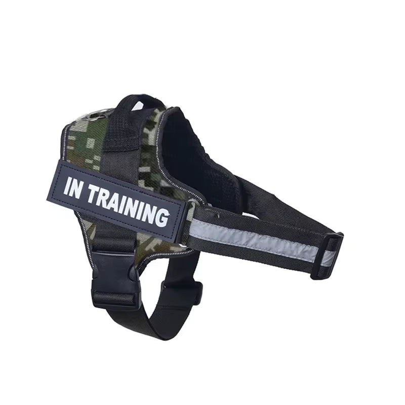 Dropshipping Dog Harness ID Custom Patch Reflective Breathable No Pull Pet Harness Vest Training Dog Accessories